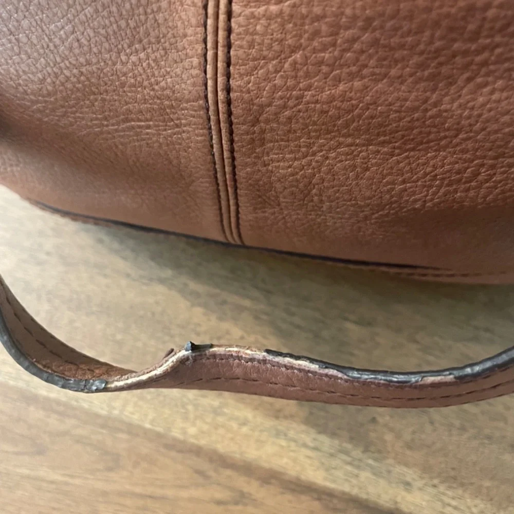 SAK brown leather hobo bag and phone wallet